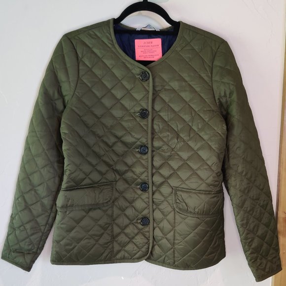 J. Crew quilted puffer - Picture 1 of 5